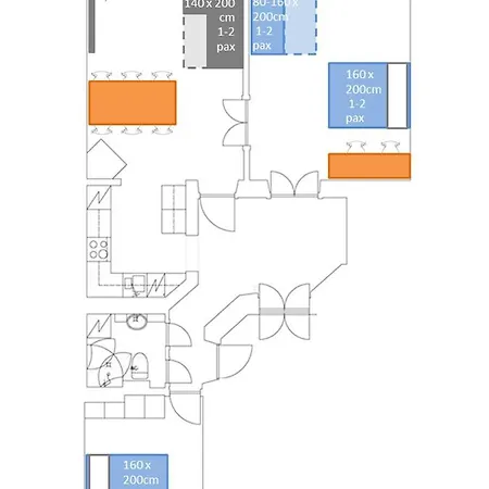 Apartman Center 2br 81m2 Nordic Design In Jugend House